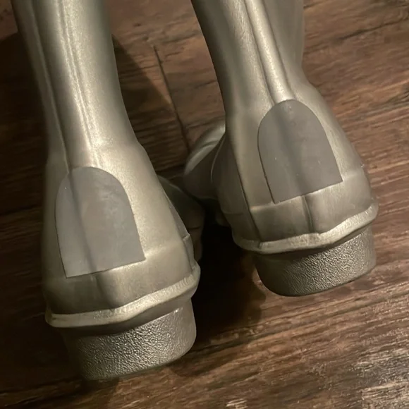 Hunter Gray Tall Rain Boots - Picture 4 of 8